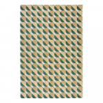 Kollakas-roheline vaip 155x230 cm Carlos Circle Geo - Flair Rugs