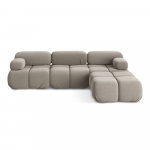 Beež sametne moodul diivan Lokua - Makamii