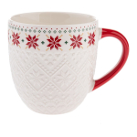 Valge portselankruus, 630 ml Knitting &ndash; Dakls