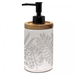 Valge keraamiline seebidosaator 46 ml Amber - douceur d'int&eacute;rieur