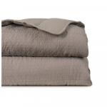 Taupe tepitud voodikate 240x260 cm - Ixia