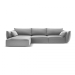 Helehall sametist nurgadiivan (vasak nurk) Vanda - Mazzini Sofas