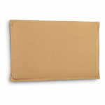 Kollane olsterdatud voodipeats 186x106 cm Tanit - Kave Home