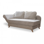 Beež velvetist lamamistool (vasak nurk) Chic Charlotte - Miuform