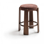 Pruun saarepuidust baaritool (istme k&otilde;rgus 65 cm) Granite - Kave Home