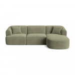 Roheline velvetist nurgadiivan (parem nurk) Campi - Cosmopolitan Design