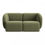 Roheline sametist diivan 174 cm Lani - Makamii