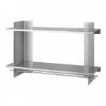 Mitmetasandiline h&otilde;bedane metallriiul 70 cm Tivo - noo.ma
