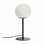 Valge/must laualamp klaasist varjuga (k&otilde;rgus 35 cm) Brisia - Kave Home