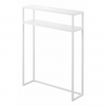 Valge metallist konsoollaud 18x60 cm Tower - YAMAZAKI
