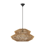 Naturaalse v&auml;rviga k&ouml;iest ripplamp, l&auml;bim&otilde;&otilde;duga 50 cm Nua - Nova Luce