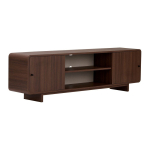 Tume naturaalses toonis p&auml;hklipuust televiisorilaud 180x52x34 cm Mirel - Nordure
