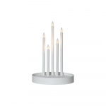 Valge LED j&otilde;uluk&uuml;&uuml;nla hoidja, k&otilde;rgus 46 cm Deco - Star Trading