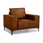 Pruun kunstnahast tugitool Copenhagen - Scandic