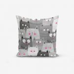 Puuvillasegust padjap&uuml;&uuml;r Catty, 45 x 45 cm Catcikler - Minimalist Cushion Covers