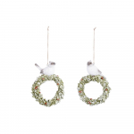 Rippuvad j&otilde;ulukaunistused 2-st komplektis - Ego Dekor