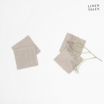 Beežid kangast klaasialused 4 tk komplektis - Linen Tales