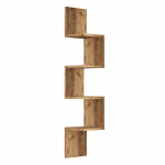 Seinaraamatute riiul m&auml;nnidekorist naturaalses v&auml;rvitoonis 22x117 cm Laura - Kalune Design