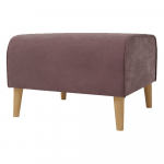 Roosa sametist jalatugi Carole - Ropez