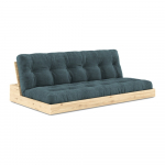 Sinine velvetist diivanvoodi 196 cm Base - Karup Design
