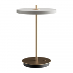 Helehall dimmerdatav LED lauavalgusti metallist lambivarjuga (k&otilde;rgus 31 cm) Asteria Move - UMAGE