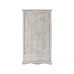 Valge mangopuust riidekapp 100x175 cm Rana - St&oslash;raa