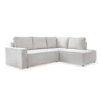 Valge velvetist diivanoodi Brave Dave - Miuform