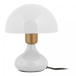 Valge lauavalgusti metallist varjuga (k&otilde;rgus 23 cm) Binc - Leitmotiv