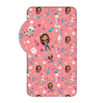 Veniv puuvillane laste lina &uuml;heinimesevoodile 90x200 cm Gabby's Dollhouse - Jerry Fabrics