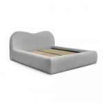 Helehall polsterdatud kaheinimesevoodi koos panipaiga 160x200 cm Orlane - Bobochic Paris