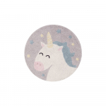 Pestav k&auml;sitsi kootud puuvillane laste vaip &oslash;100 cm Believe in Yourself - Lorena Canals