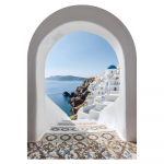 Klaasist maal 70x100 cm Oia - Styler