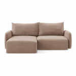 Helepruun diivanvoodi hoiunurgaga diivan (vasakpoolne nurk) Kalena - Makamii