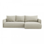 Kreemikas diivanvoodi koos hoiunurgaga (paremas nurgas) Nanea - Makamii