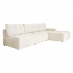 Kreem modulaarne nurgadiivanvoodi koos panipaigaga (parem nurk) Lulu &ndash; Miuform