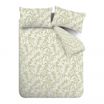 Roheline voodipesu 135x200 cm Sorrel Leaves - Catherine Lansfield