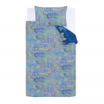 Sinihall laste voodipesu 135x200 cm Gamer - Catherine Lansfield