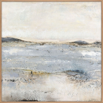 K&auml;sitsi maalitud maal 100x100 cm Trace Of Nature - Malerifabrikken