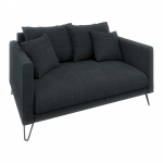 Tumehall &scaron;enillist diivan 140 cm Freya - Ropez