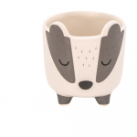 Keraamiline lillepoti kate &oslash; 8 cm Badger Mini - Sass & Belle