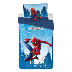 Sinine puuvillane laste voodipesu 140x200 cm Spider-man "Blue" - Jerry Fabrics