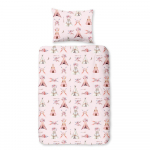 Roosa puuvillane laste voodipesu 100x135 cm Boho - Good Morning