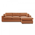 Oranž nurgadiivan Belair - Bobochic Paris