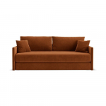 Terrakottapunane &scaron;enillist diivanvoodi 209 cm Shannon - Cosmopolitan Design
