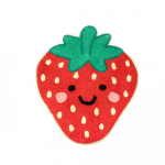 Punane puuvillane lastevaip 60x52 cm Strawberry - Sass & Belle