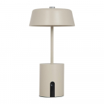 Beež metallist LED-laualamp (k&otilde;rgus 22,5 cm) Elemental LED - Leitmotiv