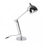 Painduva konstruktsiooniga h&otilde;bedane metallist laualamp metallvarjuga (k&otilde;rgus 37 cm) Reader - Zuiver