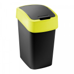 Kollane/must plastpr&uuml;gikast sorteeritud j&auml;&auml;tmete jaoks 9 l Flip Bin - Curver