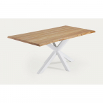 S&ouml;&ouml;gilaud tammepuust pealispinnaga 90x160 cm Argo - Kave Home