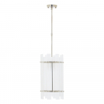 H&otilde;bedane metallist ripplamp klaasist varjuga, l&auml;bim&otilde;&otilde;duga 27 cm Ritz - Premier Housewares